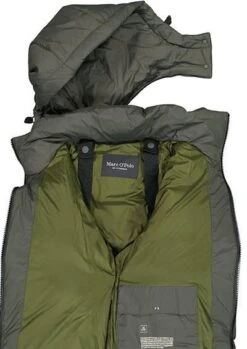 Marc O'Polo Daunenmantel, Mikrofaser Wasserabweisend, Dunkelgrün -Milestone Shop 418086 norm4