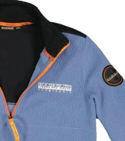 Napapijri Fleecetroyer, Mikrofaser, Blau-schwarz -Milestone Shop 418171 norm3