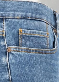 Alberto Jeans Pipe, Regular Fit, Baumwoll-Stretch, Blau -Milestone Shop 418198 norm5