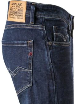 Replay Jeans Rocco, Comfort Fit, Baumwoll-Stretch 11oz, Dunkelblau -Milestone Shop 418339 norm3