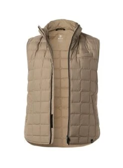 Daunenweste, Mikrofaser PERTEX®, Braun