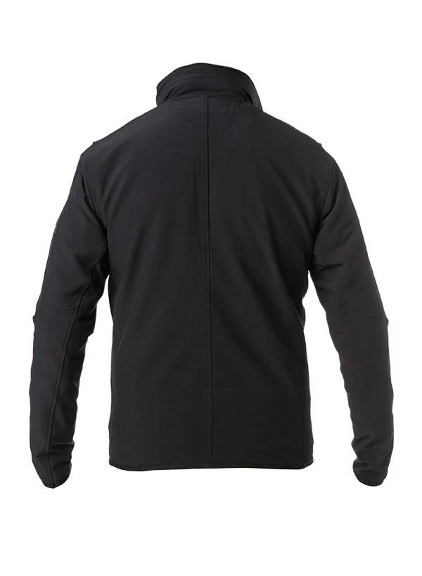 Softshell Jacke, Mikrofaser Wasserabweisend, Schwarz 5 Softshell Jacke, Mikrofaser Wasserabweisend, Schwarz – Bild 3
