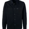 Fred Perry Overshirt, Baumwolle, Schwarz -Milestone Shop 418776 norm