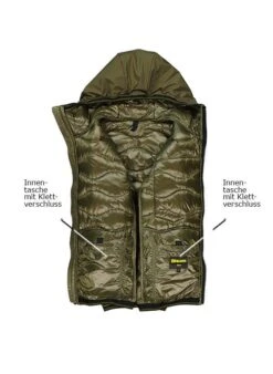 Steppjacke, Wattierung-Federn, Oliv -Milestone Shop 419098 norm3