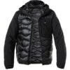 Steppjacke, Wattierung-Federn, Schwarz -Milestone Shop 419100 norm