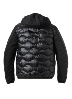 Steppjacke, Wattierung-Federn, Schwarz -Milestone Shop 419100 norm2