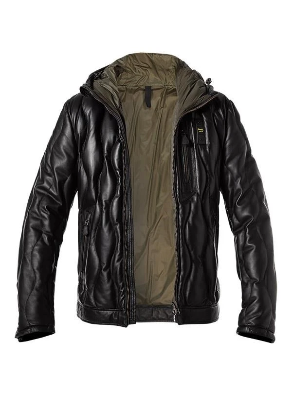 Lederjacke, Schafleder, Schwarz 3 Lederjacke, Schafleder, Schwarz