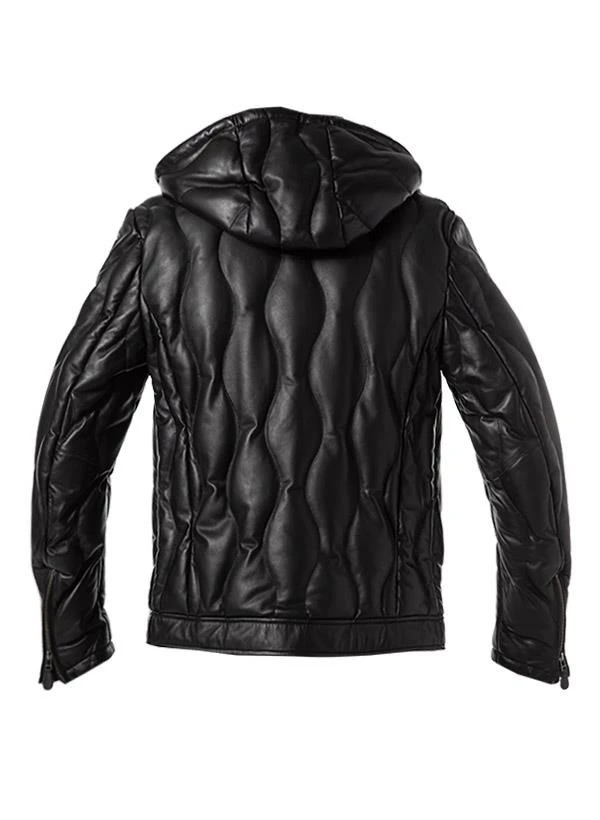 Lederjacke, Schafleder, Schwarz 4 Lederjacke, Schafleder, Schwarz – Bild 2