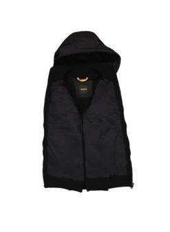 BOSS ORANGE Kapuzenjacke, Schurwolle, Schwarz -Milestone Shop 419437 norm3