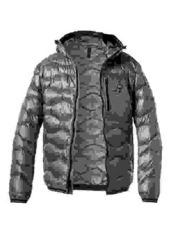 Daunenjacke, Mikrofaser, Silbermetallic -Milestone Shop 419546 norm 1