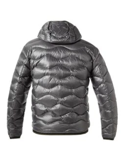 Daunenjacke, Mikrofaser, Silbermetallic -Milestone Shop 419546 norm2