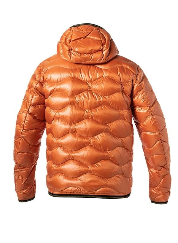Daunenjacke, Mikrofaser, Orange 5 Daunenjacke, Mikrofaser, Orange – Bild 3