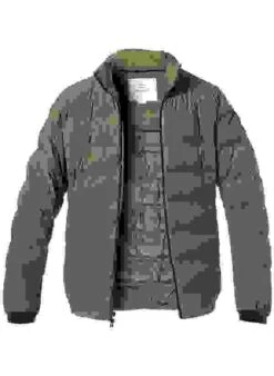 Woolrich Daunenjacke, Mikrofaser, Oliv -Milestone Shop 419560 norm 1