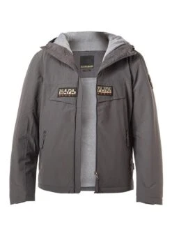 Napapijri Jacke, Mikrofaser Atmungsaktiv, Grau