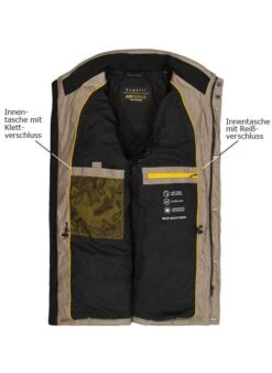 Bugatti Steppjacke, Mikrofaser Extraleicht, Taupe -Milestone Shop 419599 norm3