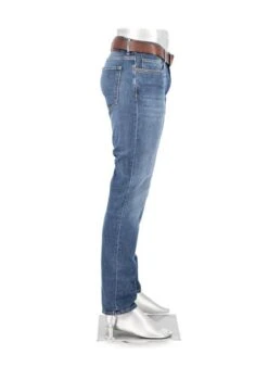 Alberto Jeans Pipe, Regular Fit, Baumwoll-Stretch, Navy -Milestone Shop 419618 norm2