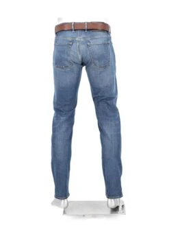 Alberto Jeans Pipe, Regular Fit, Baumwoll-Stretch, Navy -Milestone Shop 419618 norm3
