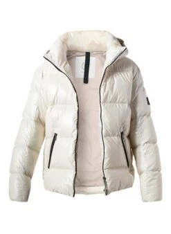 Bogner Daunenjacke, Mikrofaser, Ecru