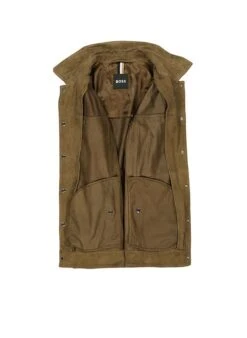 Lederjacke, Ziegenvelours, Hellbraun -Milestone Shop 419729 norm3