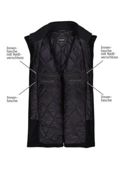 Jacke, Wolle Wattiert, Navy -Milestone Shop 419760 norm3