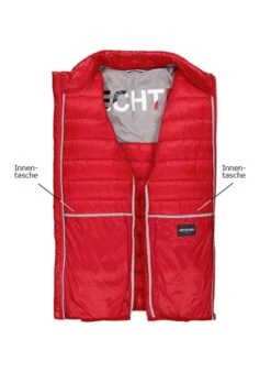 Steppjacke, Mikrofaser, Rot -Milestone Shop 419767 norm3