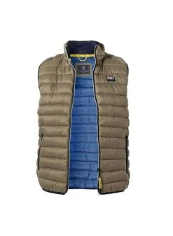 Steppweste, Mikrofaser Wasserabweisend, Oliv