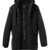 Parka, Mikrofaser Atmungsaktiv, Schwarz -Milestone Shop 419848 norm