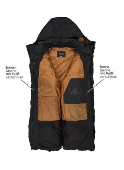 Steppjacke, Mikrofaser Wasserabweisend, Schwarz -Milestone Shop 419862 norm3