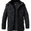 Daunenparka, Mikrofaser, Schwarz -Milestone Shop 419874 norm