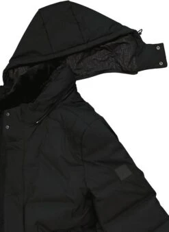Daunenparka, Mikrofaser, Schwarz -Milestone Shop 419874 norm4