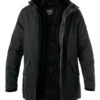 Parka, Mikrofaser Wasserabweisend, Schwarz -Milestone Shop 419879 norm