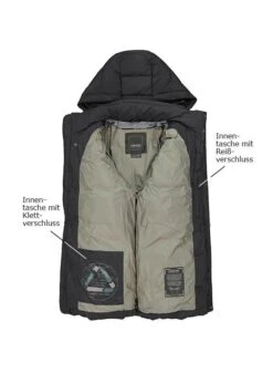 Geox Steppjacke, Mikrofaser RESPIRA®, Schwarz -Milestone Shop 420006 norm3