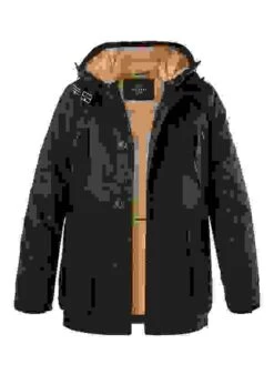 Hackett Parka, Baumwolle Wattiert, Navy -Milestone Shop 420039 norm 1